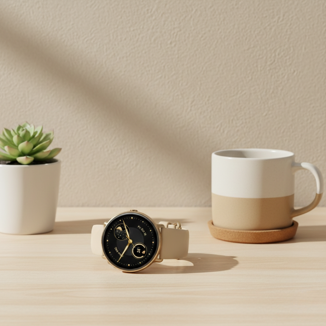AMOLED Smartwatch With Bluetooth Calling And Waterproof Stainless Steel Smart Watch | Rosalyssa