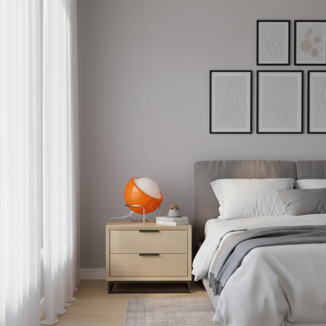Elegante Glas-Tischlampe für Wohnzimmer- und Schlafzimmerdekoration | Rosalyssa