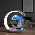 LED-timeglasbordlampe med trådløs opladning | Rosalyssa
