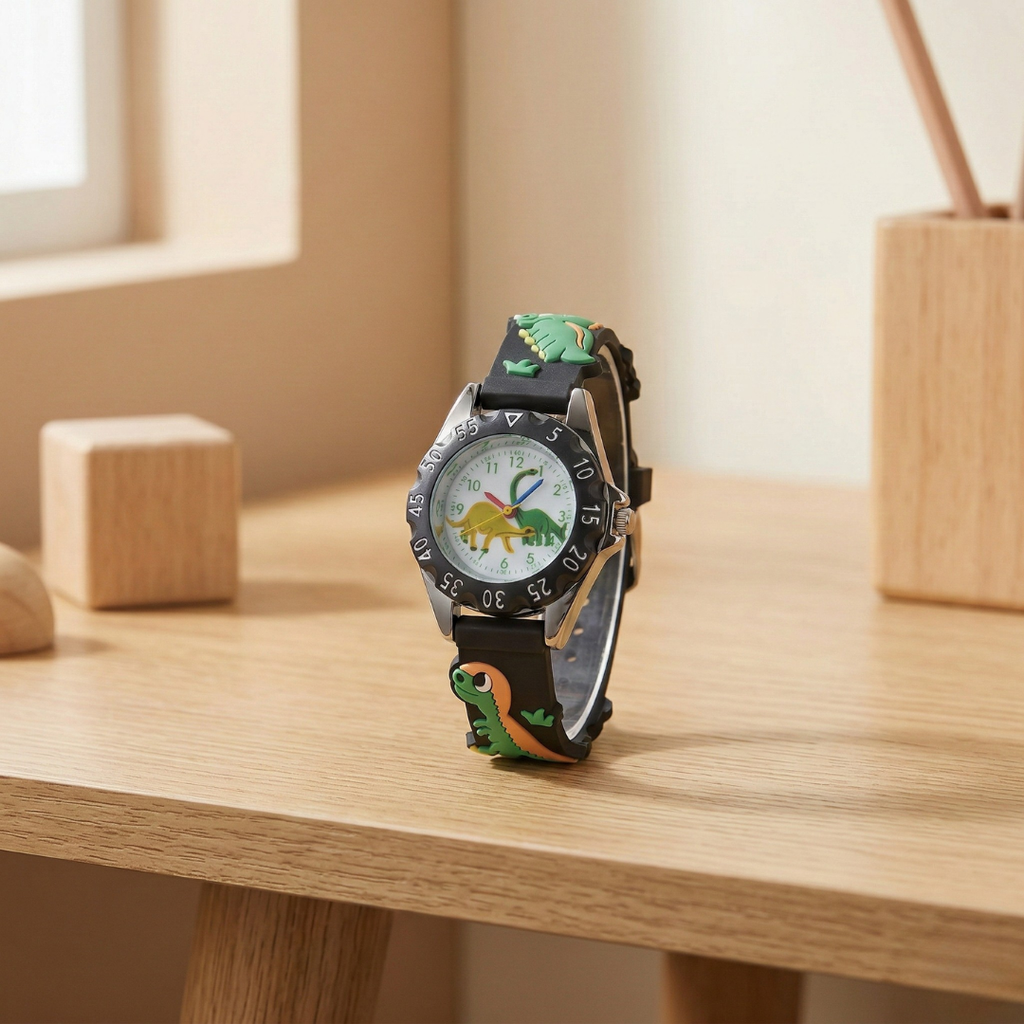 Dinosaur Kids Wrist Watch With Playful Timepiece For Children | Rosalyssa
