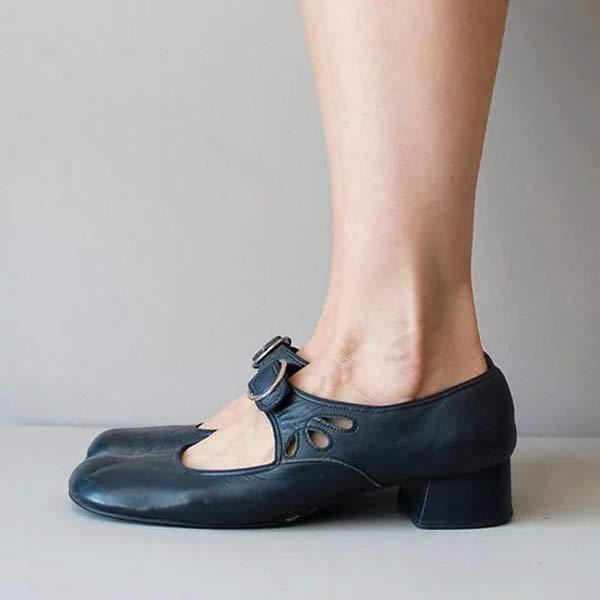 Arden's Classic Leather Sandals With Buckle And Arch Support