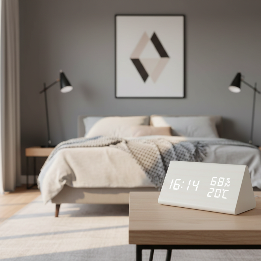 Sveglia digitale con display LED per casa o ufficio | Rosalyssa