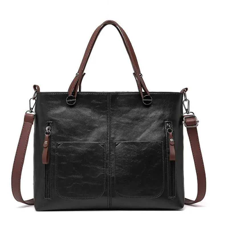 Sac à main en cuir vintage Aurelia style classique