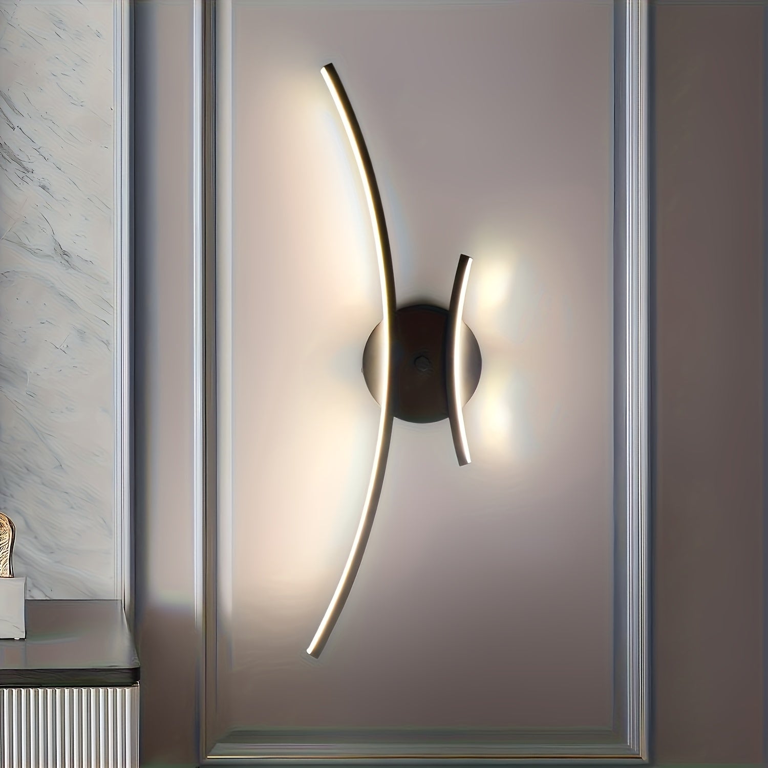 مصباح جداري خطي LED للحمام وغرفة المعيشة ومناطق الطعام
