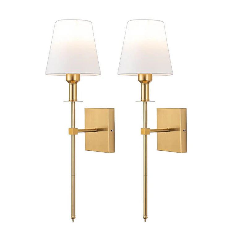 Twee stuks draadloze oplaadbare wandlamp voor moderne woningen