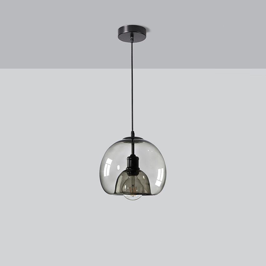 Pendelleuchte mit Rauchglas-Dom für Küchen, Essbereiche und Wohnräume | Rosalyssa