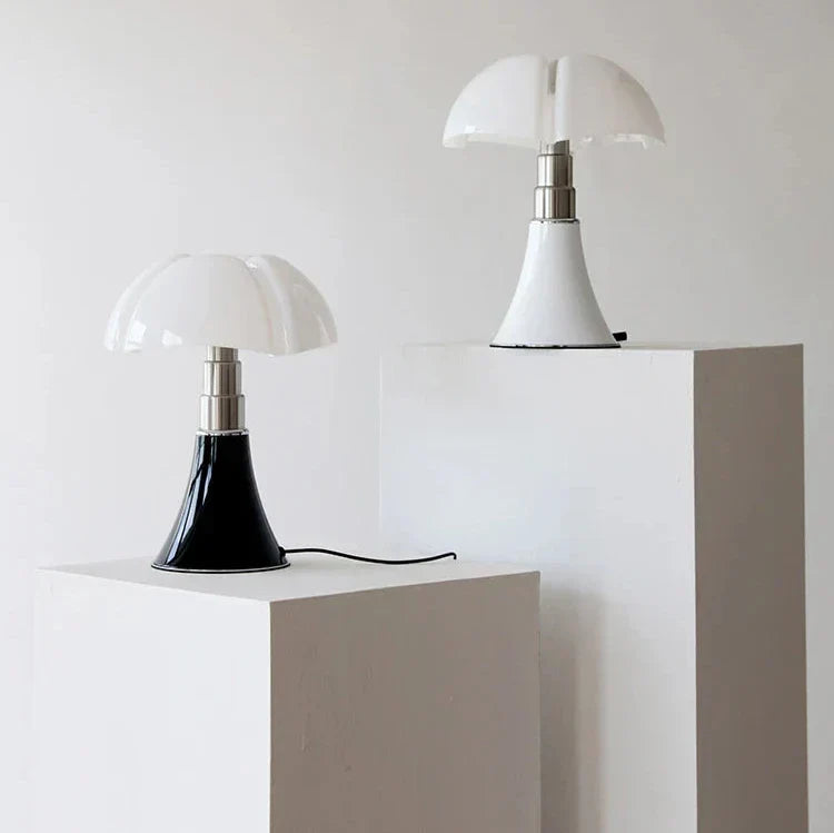Retro moderní akcentní světlo s vintage LED stolní lampou