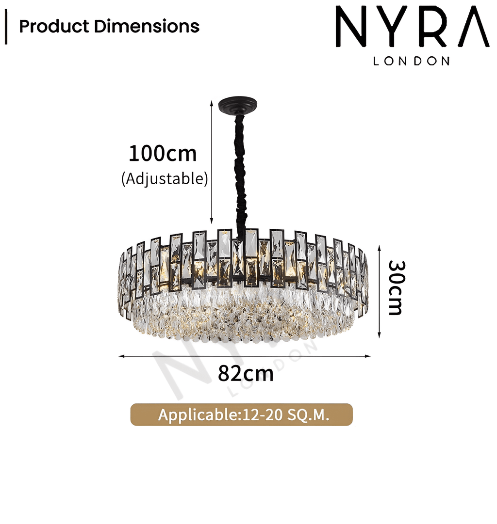 Kolekce lustrů Celestia Crystal pro elegantní interiéry