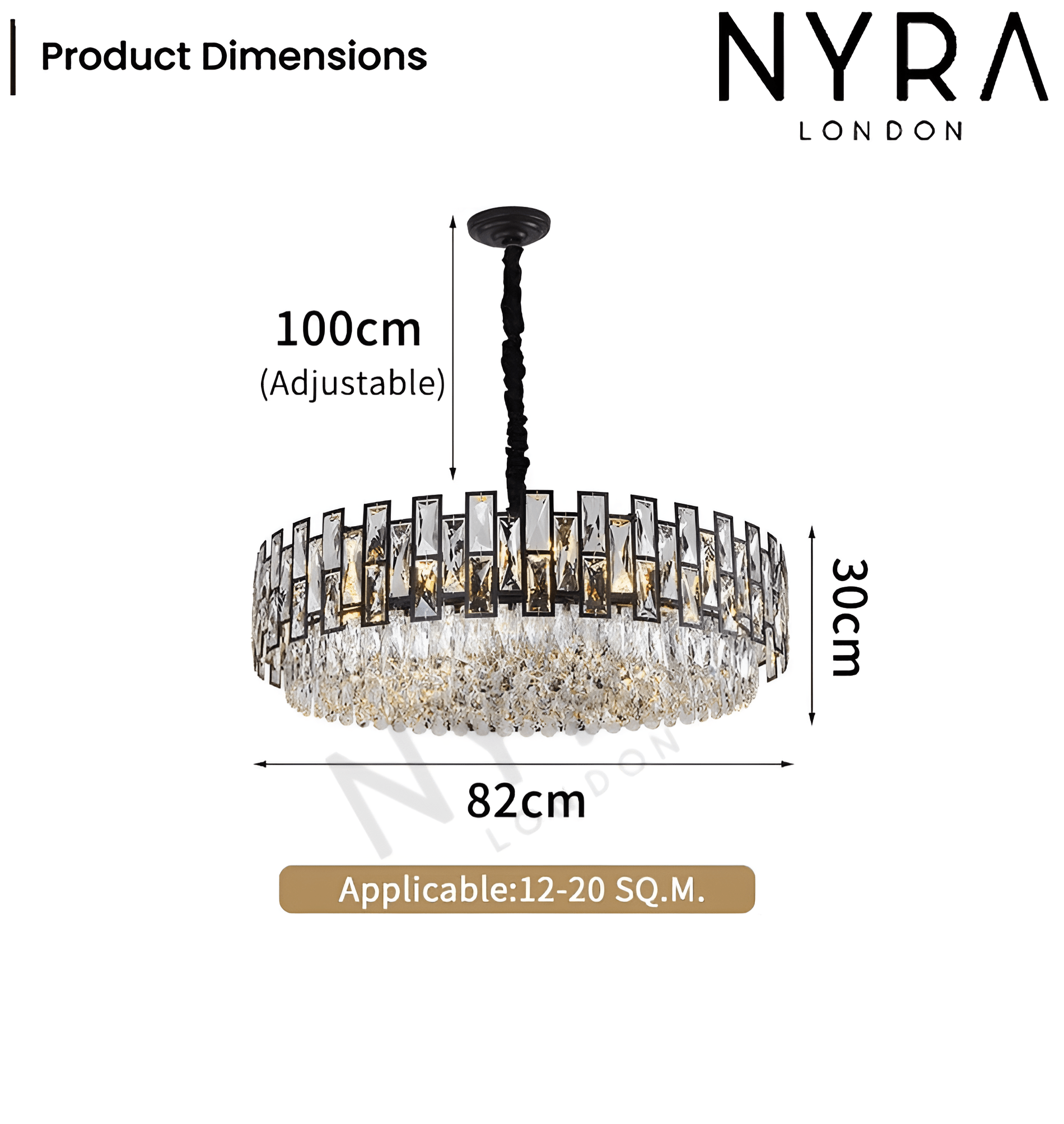 Kolekce lustrů Celestia Crystal pro elegantní interiéry