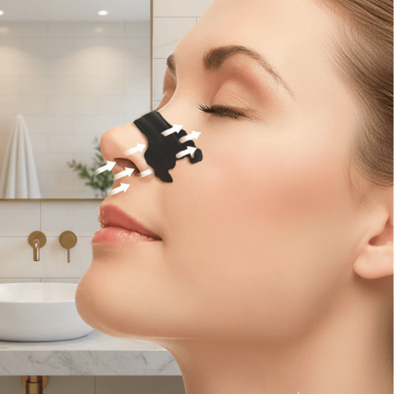 AirEase Anti Snoring Nasal Strips For Clear Breathing And Restful Sleep