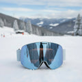 AeroNova Shift Magnetische Doppel-Lagen Skibrille mit Antibeschlag und UV400-Schutz