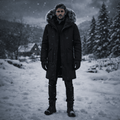 Evercrest Windproof Warm Winter Parka For Men Everyday Wear
