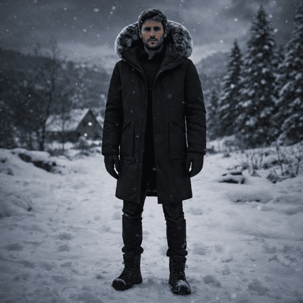 Evercrest Windproof Warm Winter Parka For Men Everyday Wear
