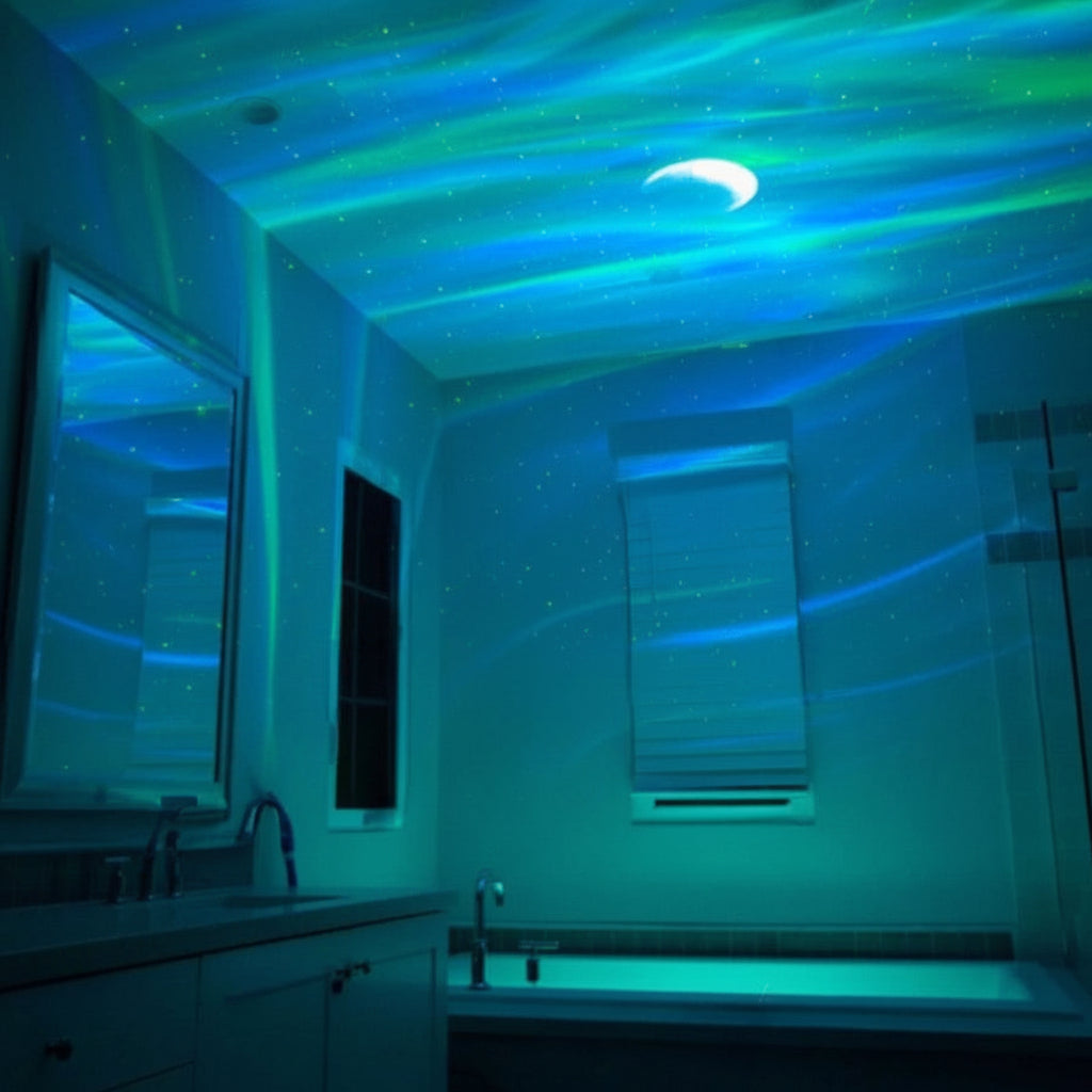 Proiector de lumină de noapte Aurora Galaxy cu telecomandă