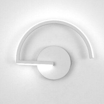 Applique murale LED Curves Line avec arc sculptural lumineux