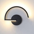 Applique murale LED Curves Line avec arc sculptural lumineux