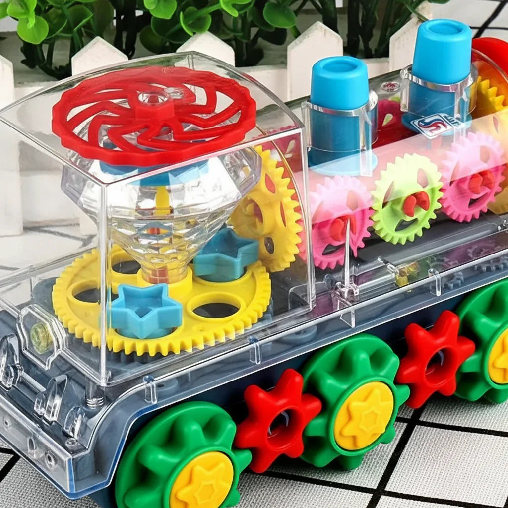 カラフルなライトアップ音楽列車おもちゃ 子供向けダンスアクション付き