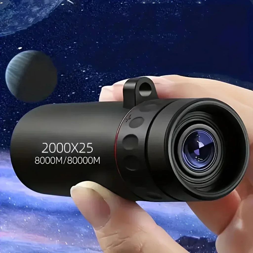 Venkovní pozorovací monokulární dalekohled s HD 2000x25 zoomem