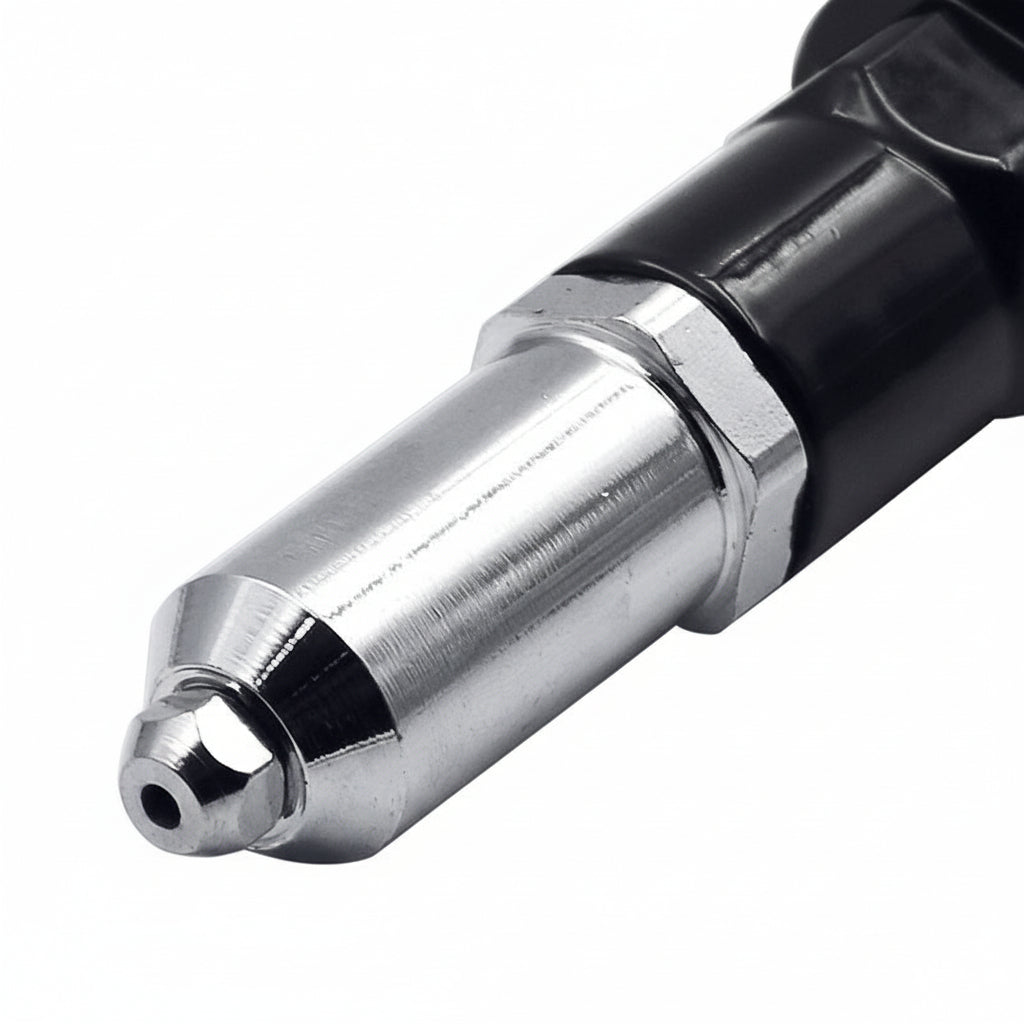Adaptersett for naglepistol til drill med utskiftbare dyser