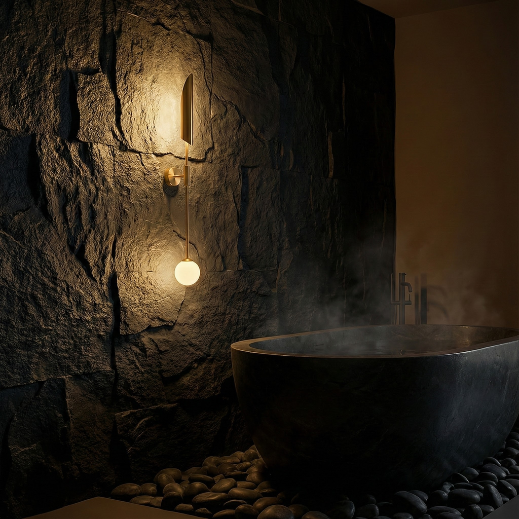 SereneGlow Elegancki Nordycki Podwójny Kinkiet Ścienny