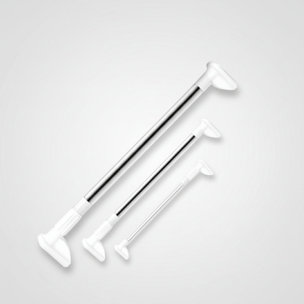 Adjustable Tension Curtain Rod For Shower And Window No Drill Install