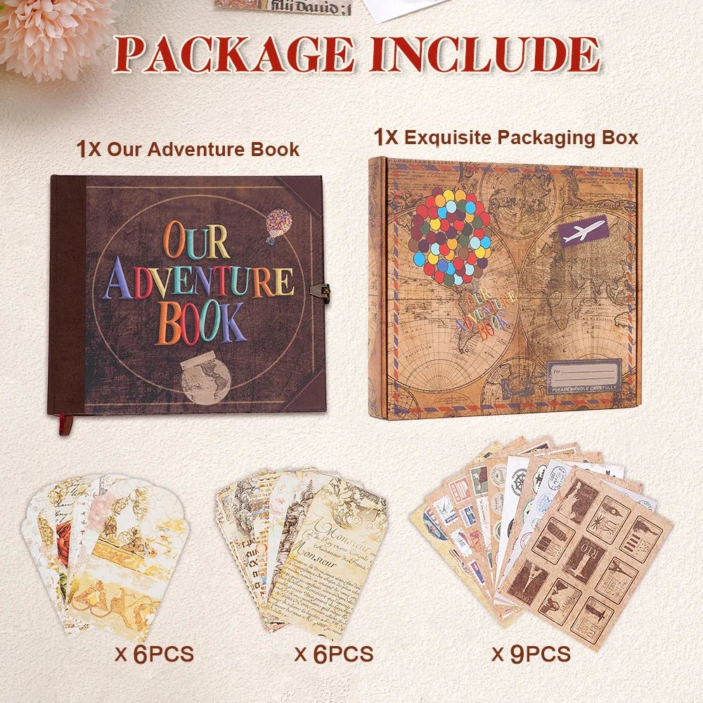 Nova Keepsake 146-stronicowy album do scrapbookingu DIY na zdjęcia, wspomnienia i przygody