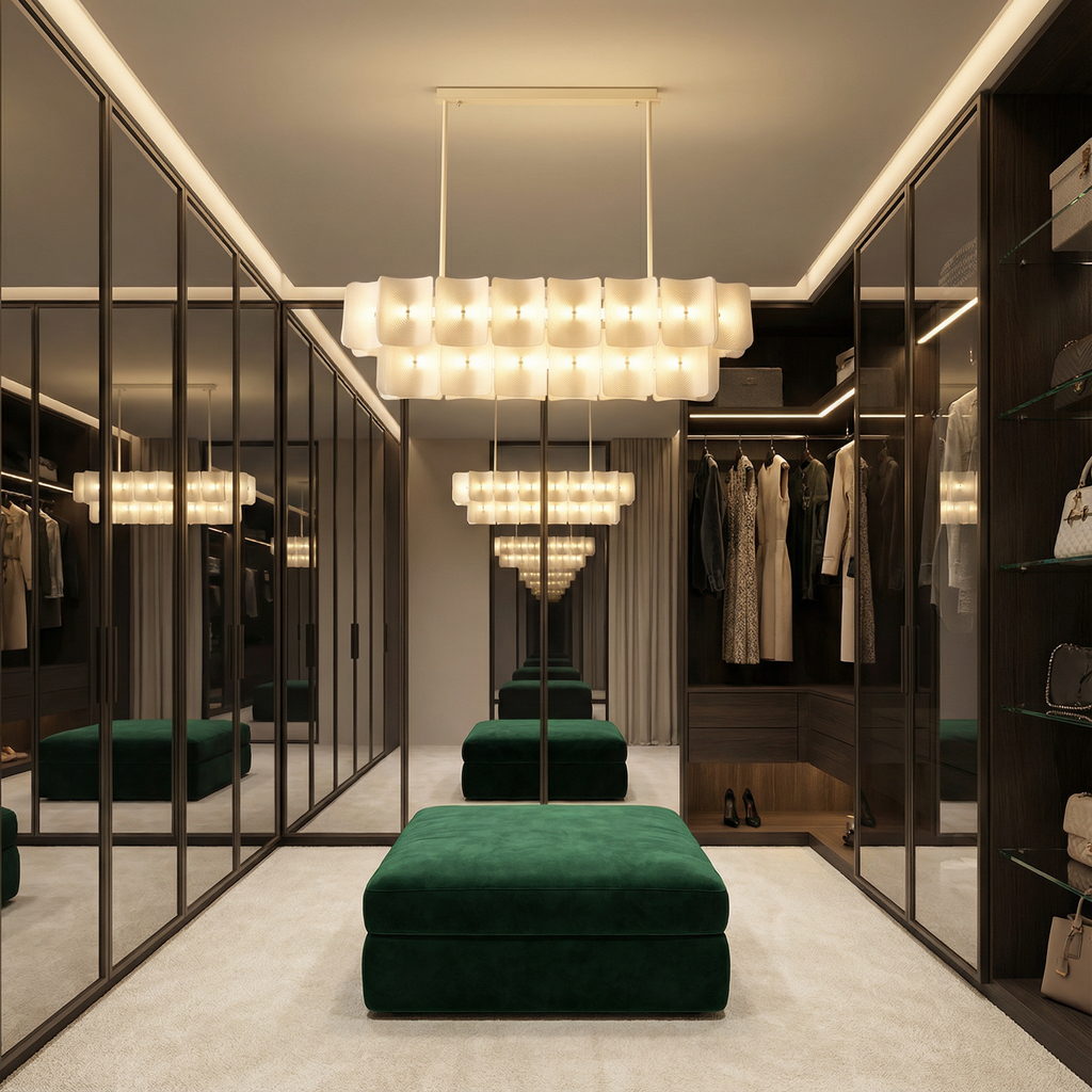 Lampa wisząca LumaSerene Modern Acrylic do jadalni