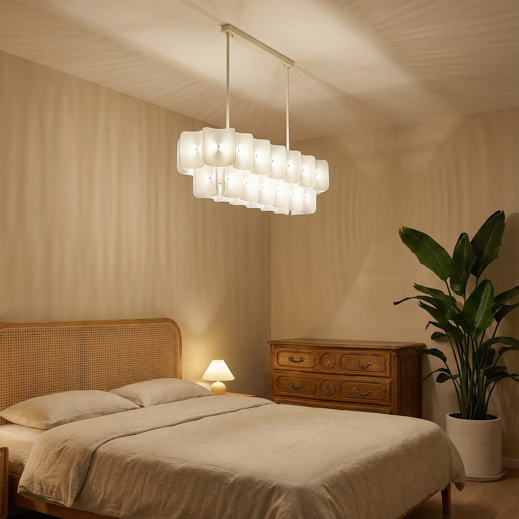 Lampa wisząca LumaSerene Modern Acrylic do jadalni