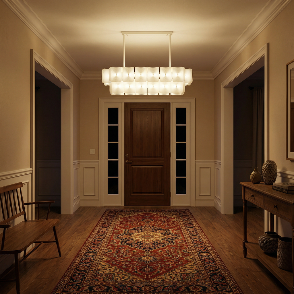 Lampa wisząca LumaSerene Modern Acrylic do jadalni