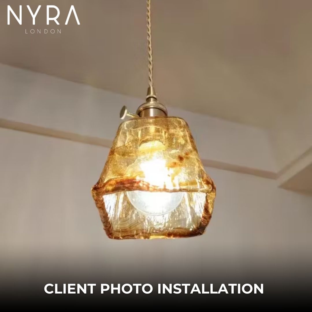 Aurelo Glass Pendant Lights For Modern Kitchen And Bath