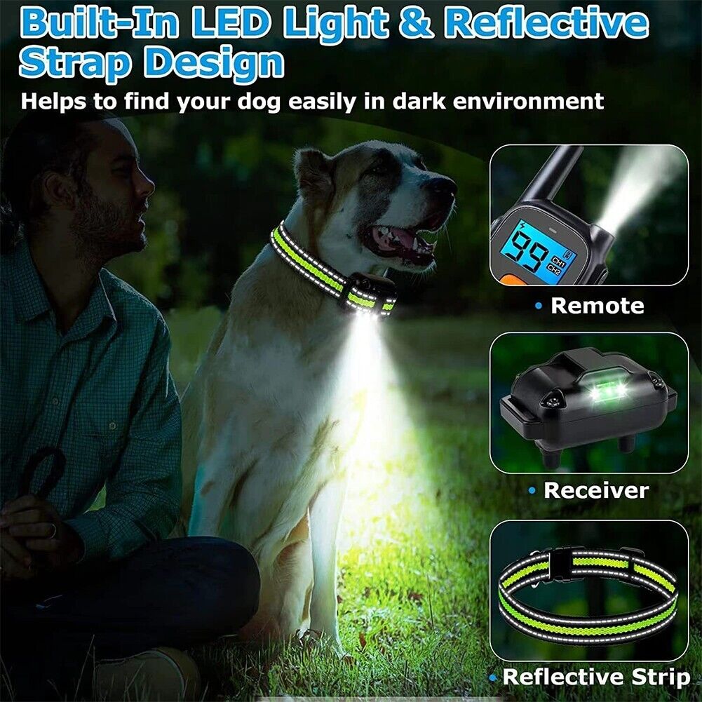 Remote Obedience E Collar For Bark Control And Training