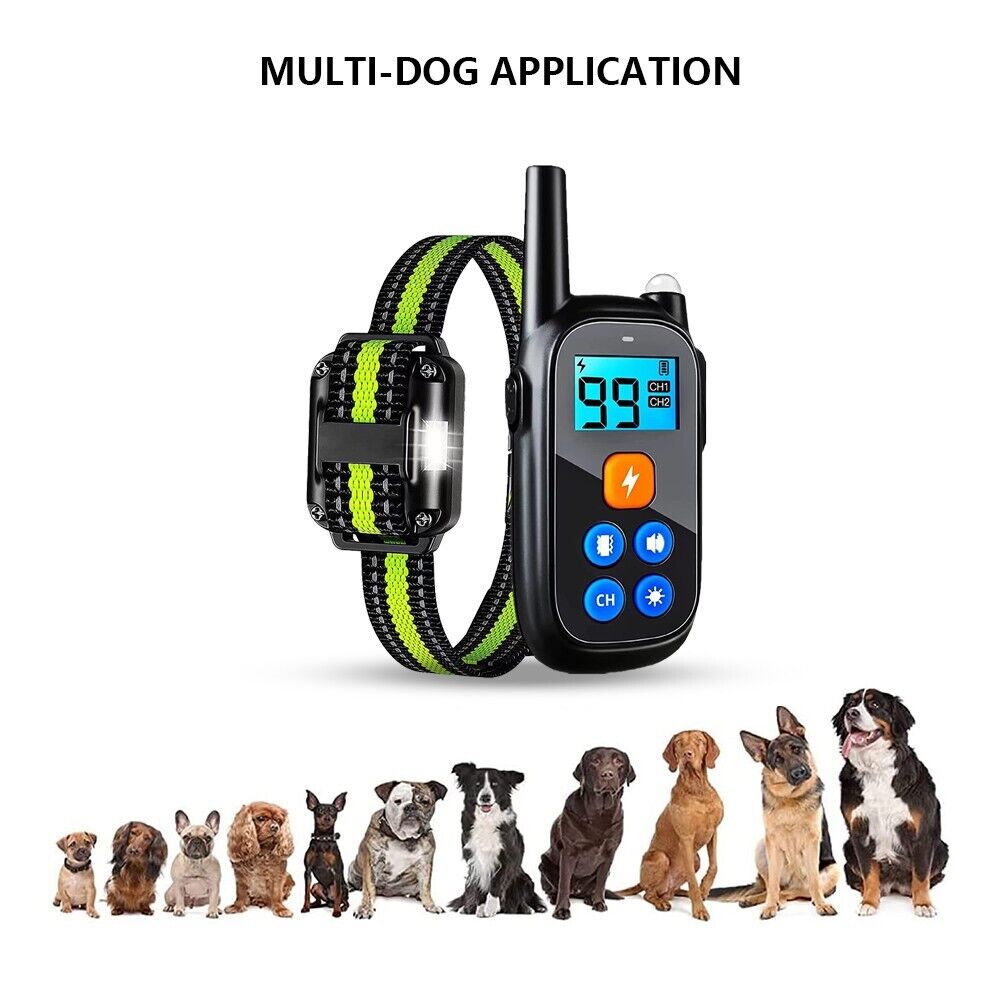 Remote Obedience E Collar For Bark Control And Training