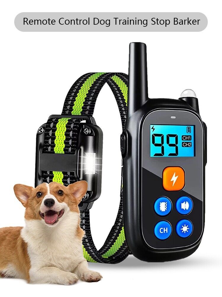 Remote Obedience E Collar For Bark Control And Training
