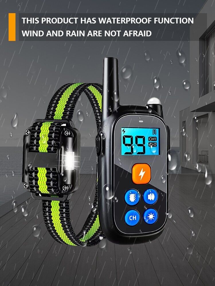 Remote Obedience E Collar For Bark Control And Training