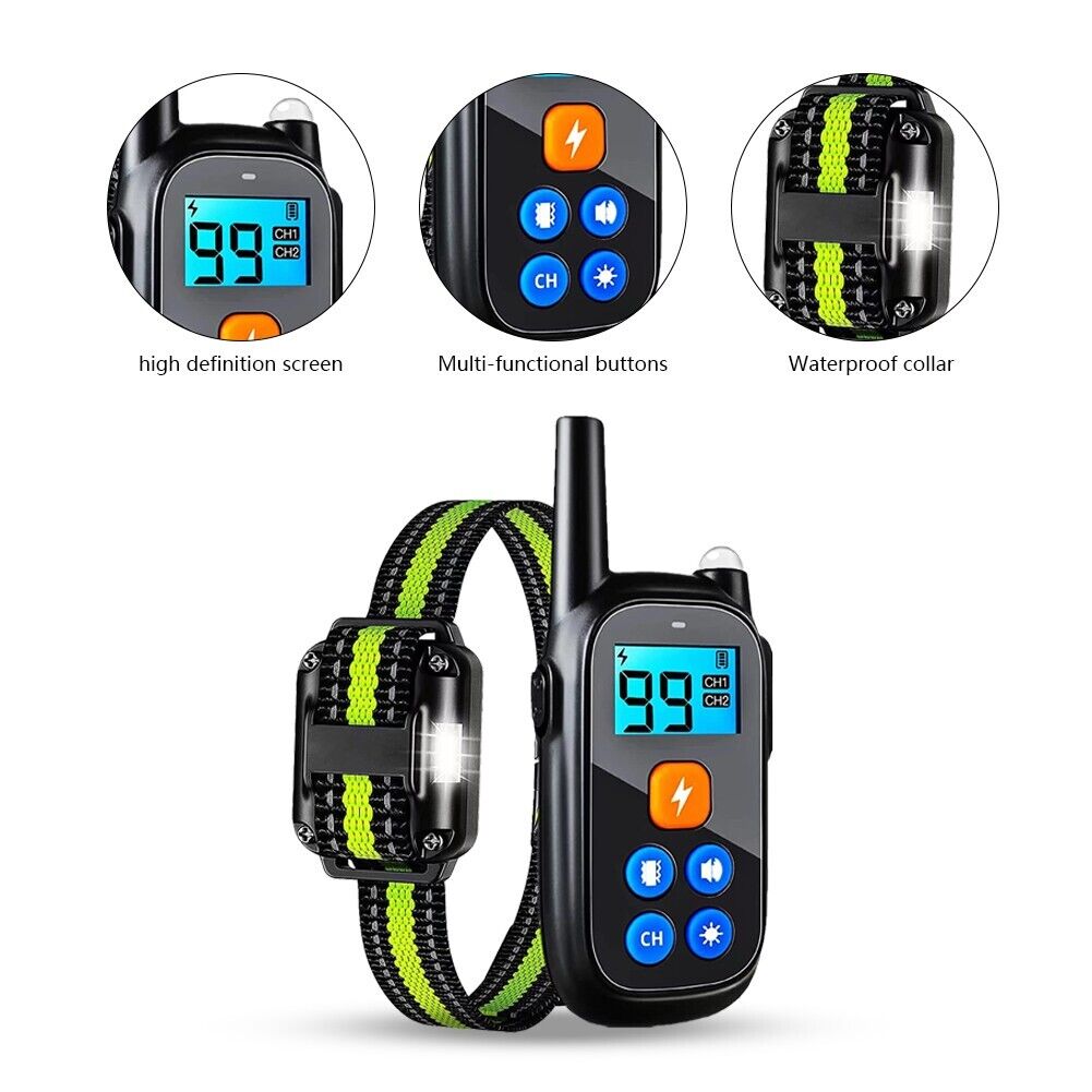 Remote Obedience E Collar For Bark Control And Training