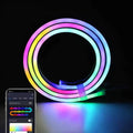 أضواء حبل نيون LED RGB مع تطبيق وتحكم عن بُعد
