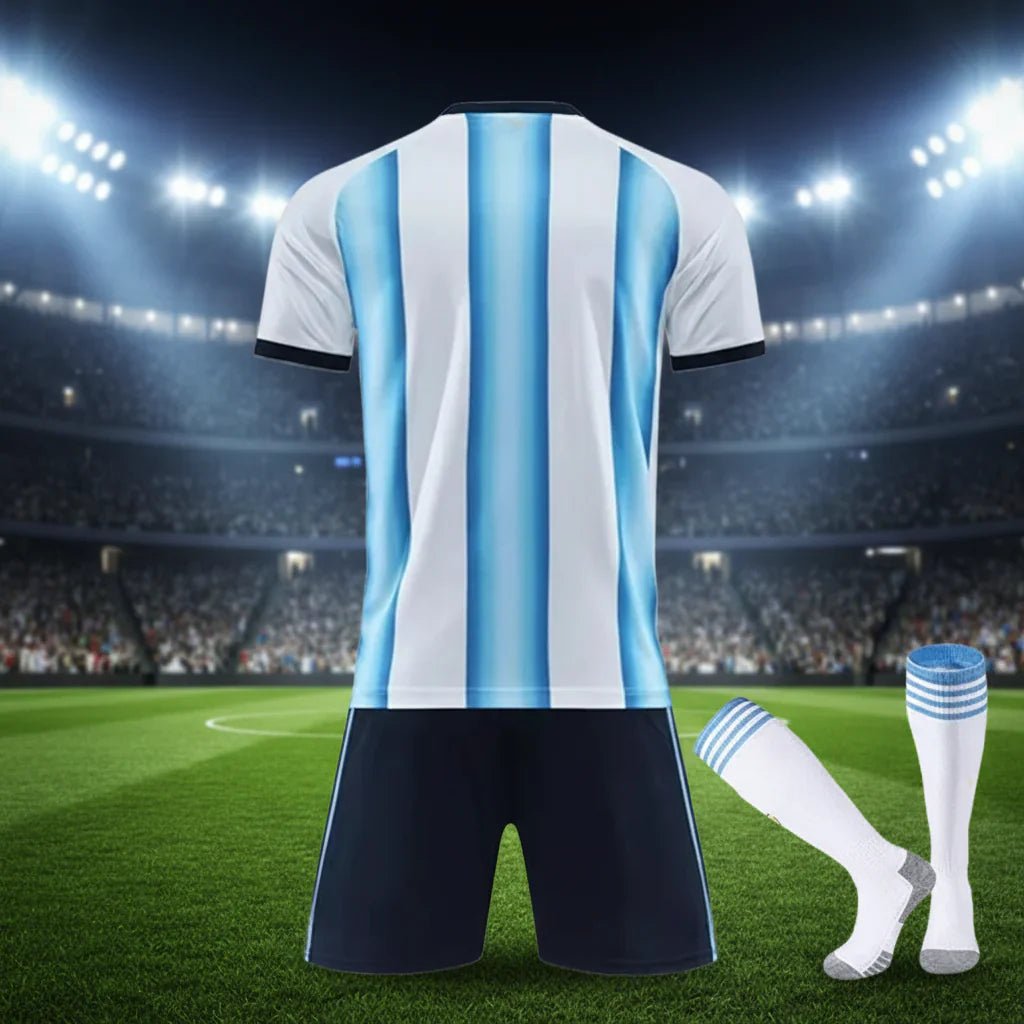Argentina 2026 World Cup Kids Jersey And Shorts Set