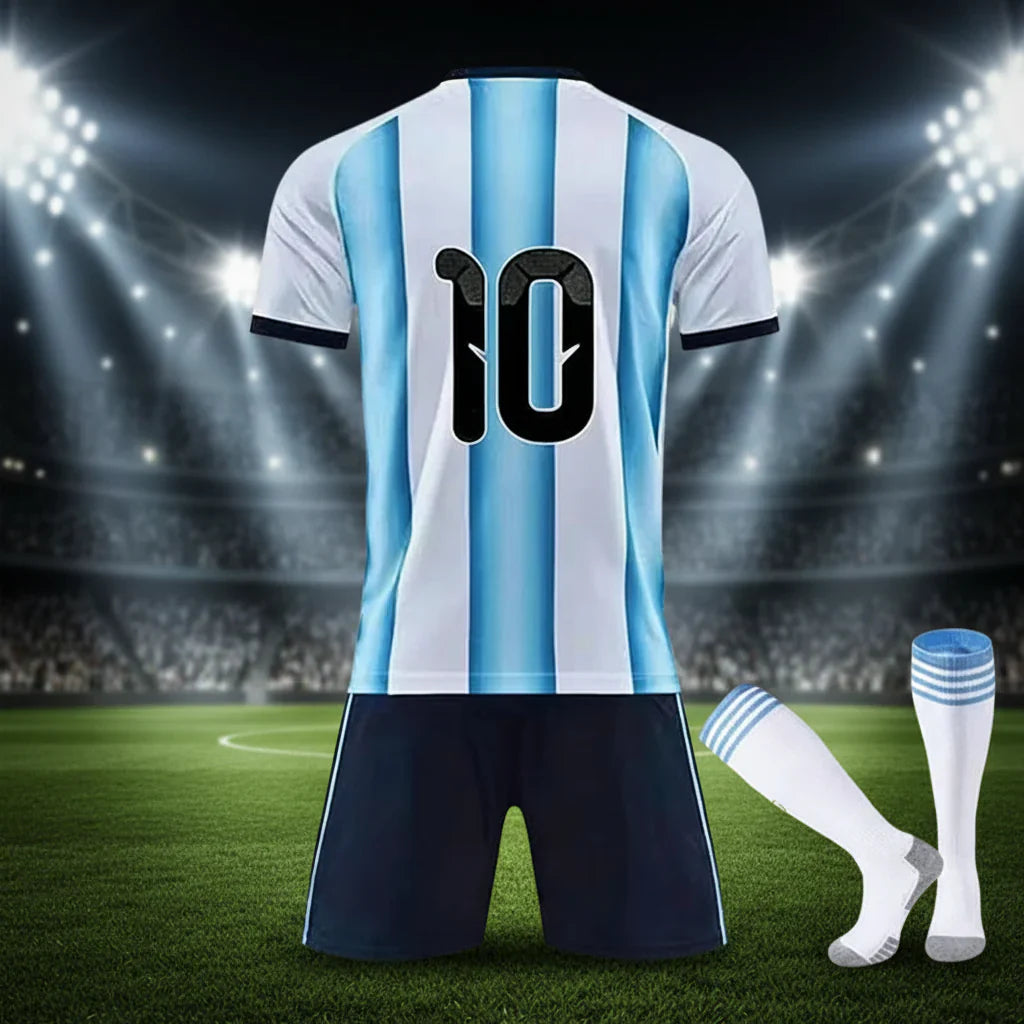 Argentina 2026 World Cup Kids Jersey And Shorts Set