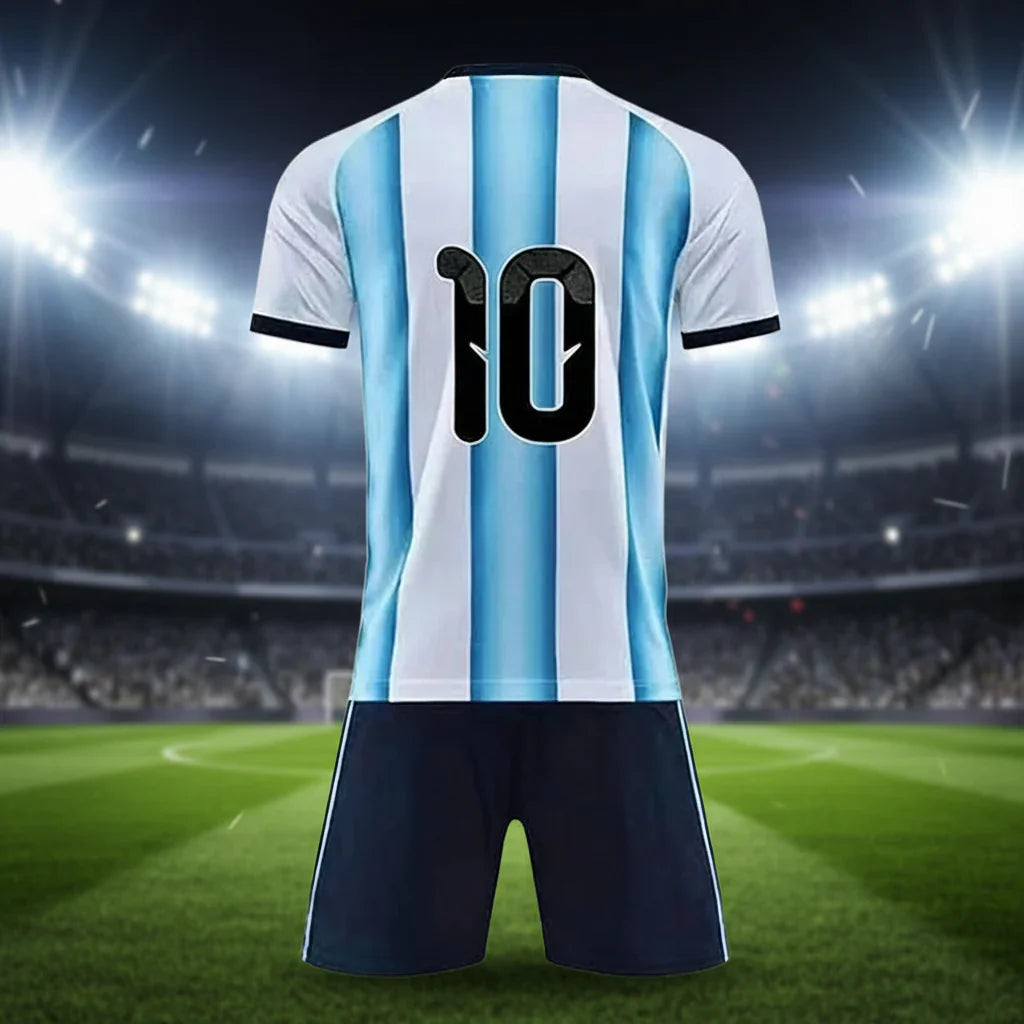 Argentina 2026 World Cup Kids Jersey And Shorts Set