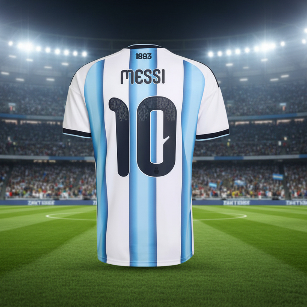 Argentina 2026 World Cup Mens Soccer Top Breathable Fan Wear