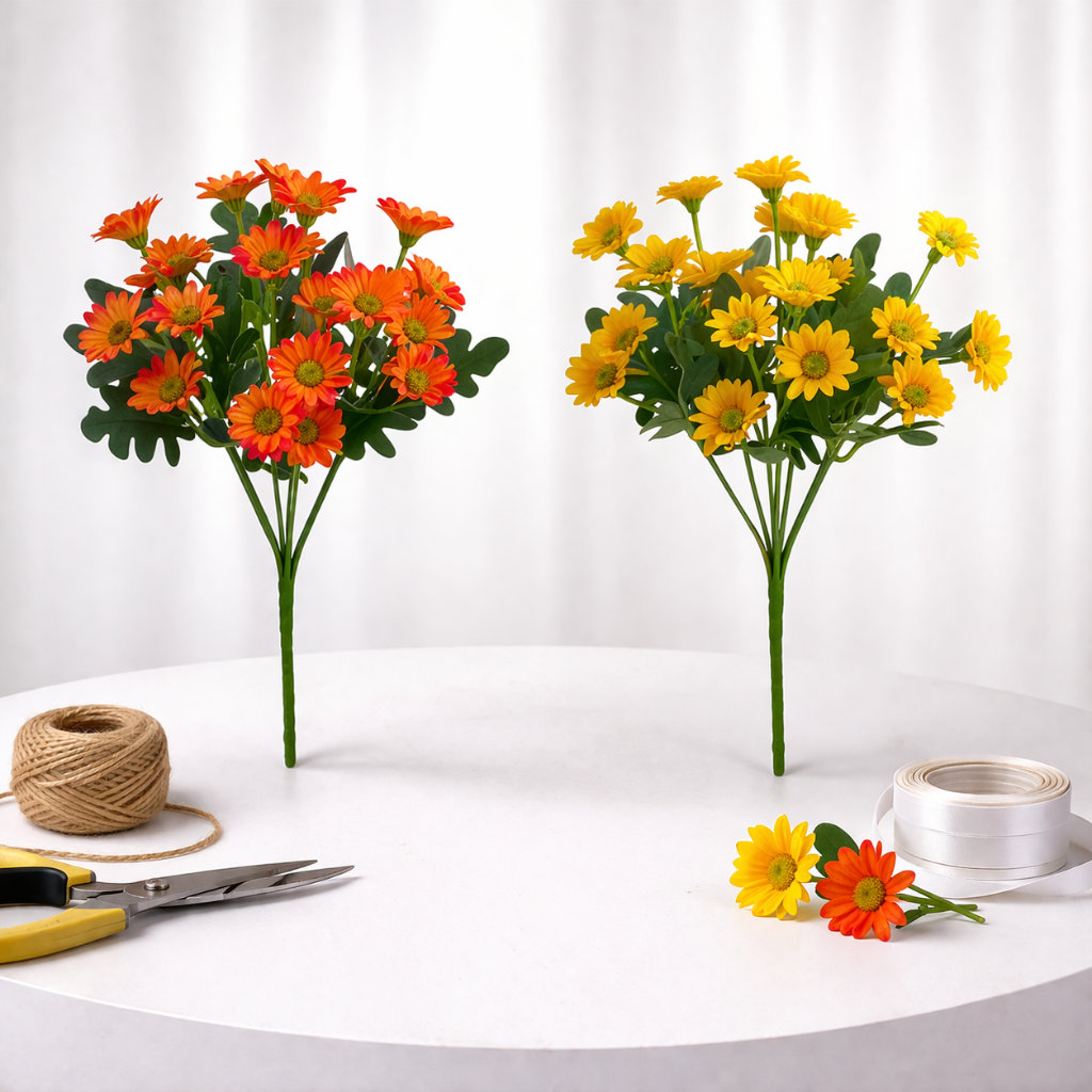 Daisy Flowers for Tabletop Decor and Mothers Day Gift