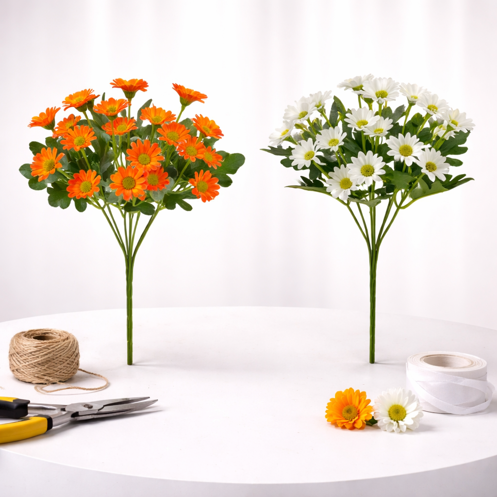 Daisy Flowers for Tabletop Decor and Mothers Day Gift