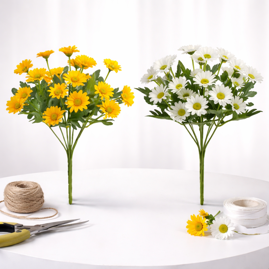 Daisy Flowers for Tabletop Decor and Mothers Day Gift