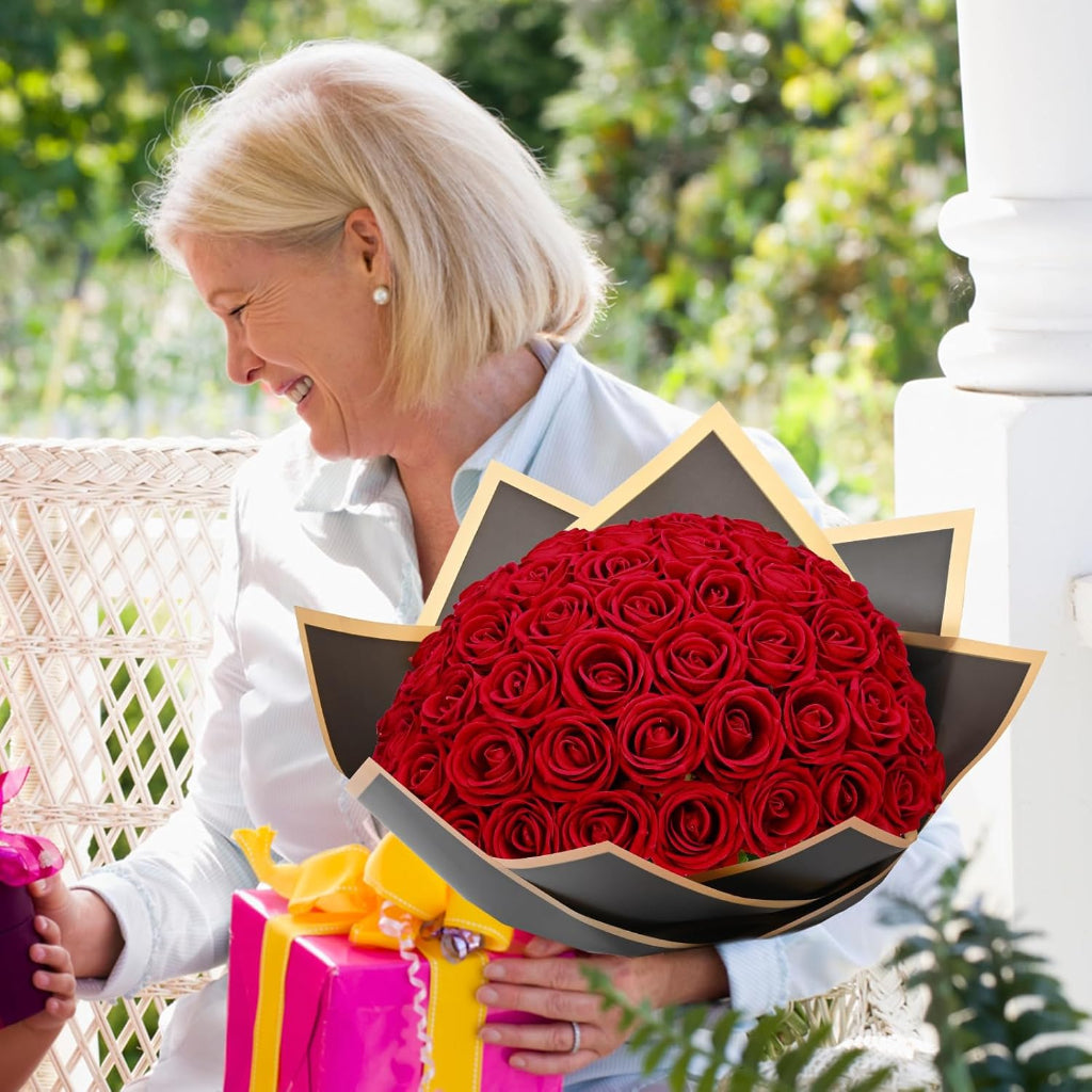 Bouquet Of Artificial Flowers For Mothers Day Gift And Wedding Decor Set