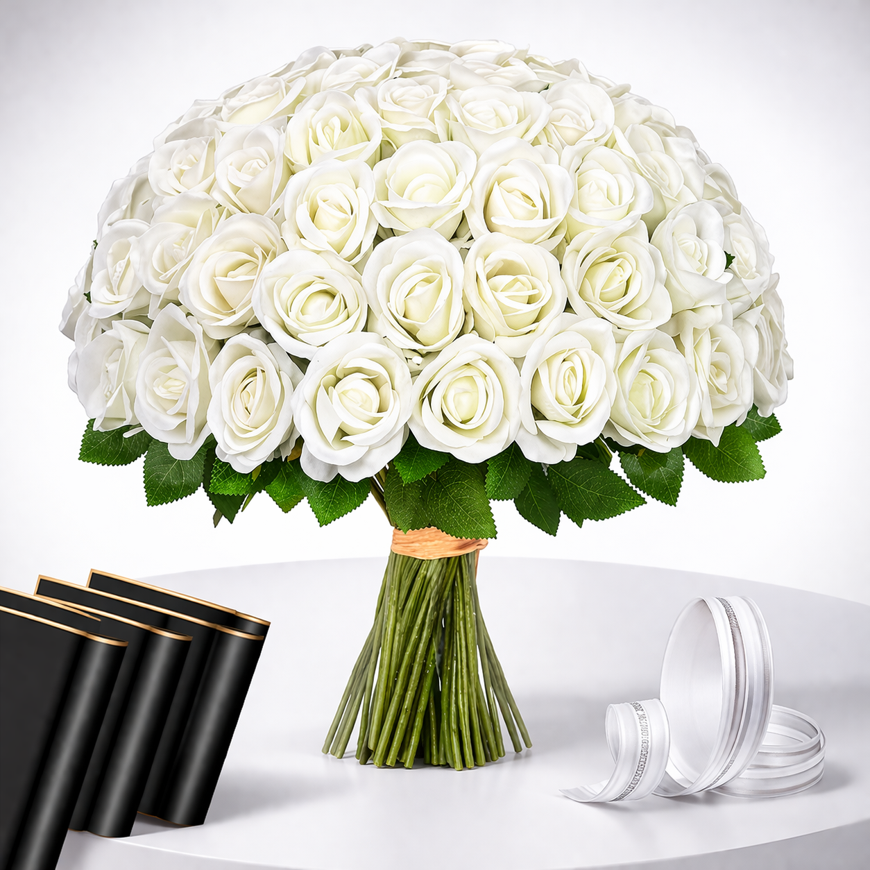Bouquet Of Artificial Flowers For Mothers Day Gift And Wedding Decor Set
