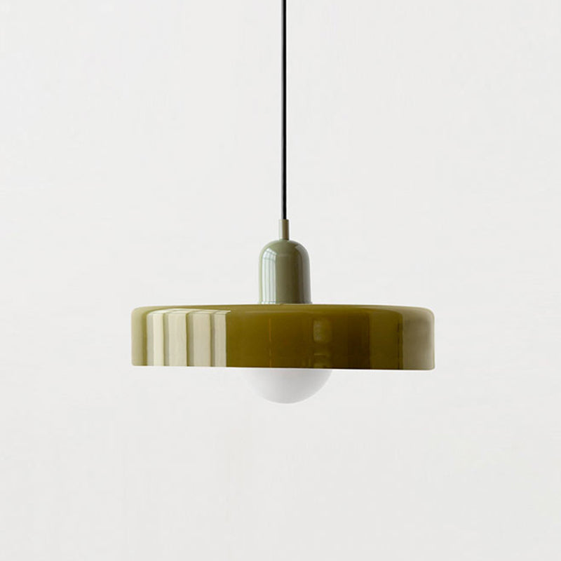 Coloured Glass Pendant Light In Bauhaus Style For Modern Interiors | Rosalyssa