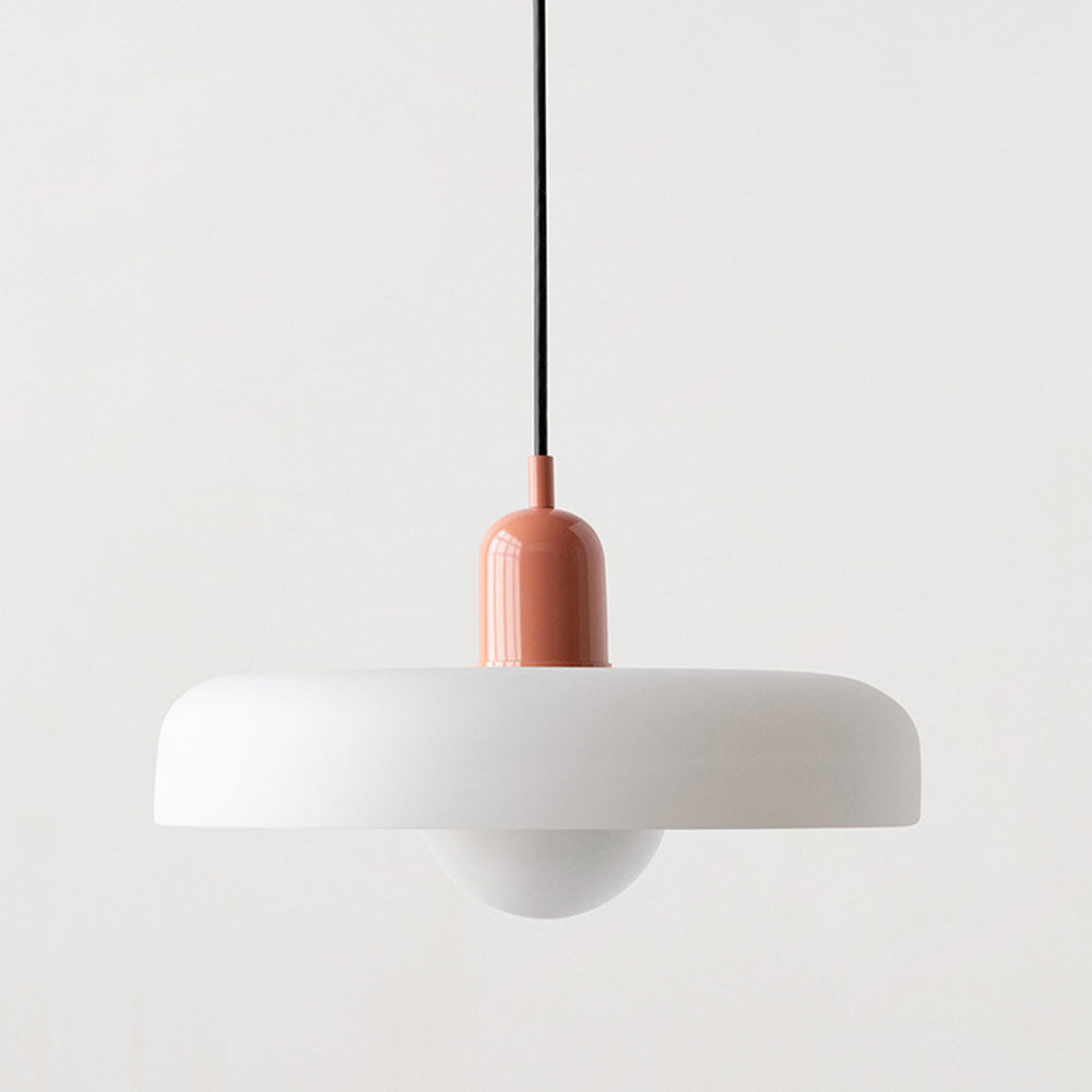 Coloured Glass Pendant Light In Bauhaus Style For Modern Interiors | Rosalyssa