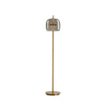 Smoked Glass Floor Lamp Classic Design For Living Rooms | Rosalyssa