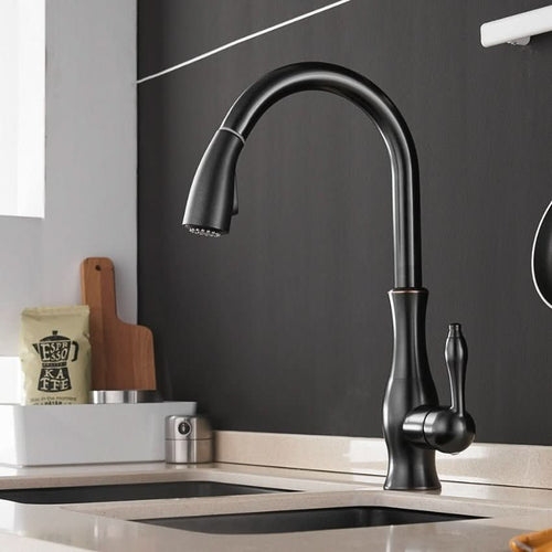 AeroFlow Extendable Stainless Steel Kitchen Tap For Flexible Stylish Kitchen Work