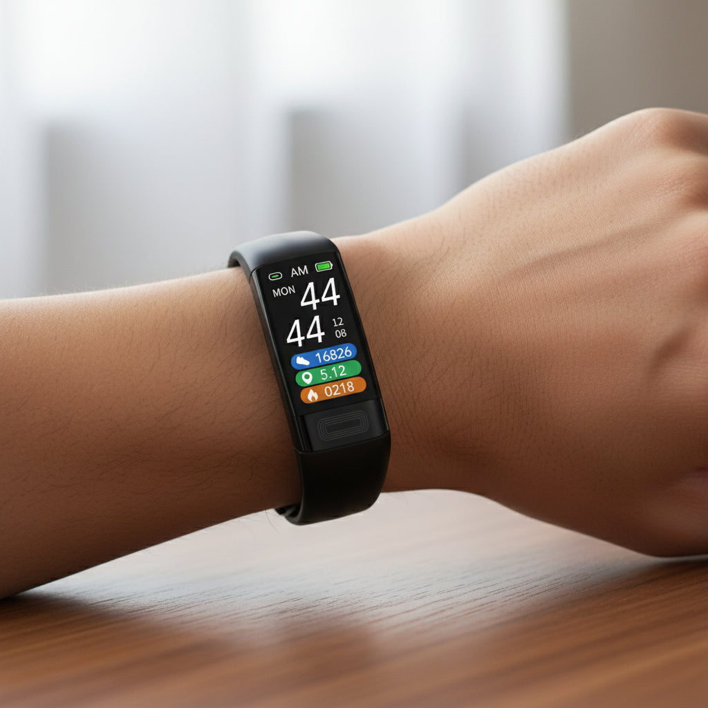 PulseTrack Pro Smart Armband With Blood Pressure, ECG And Heart Rate Monitor